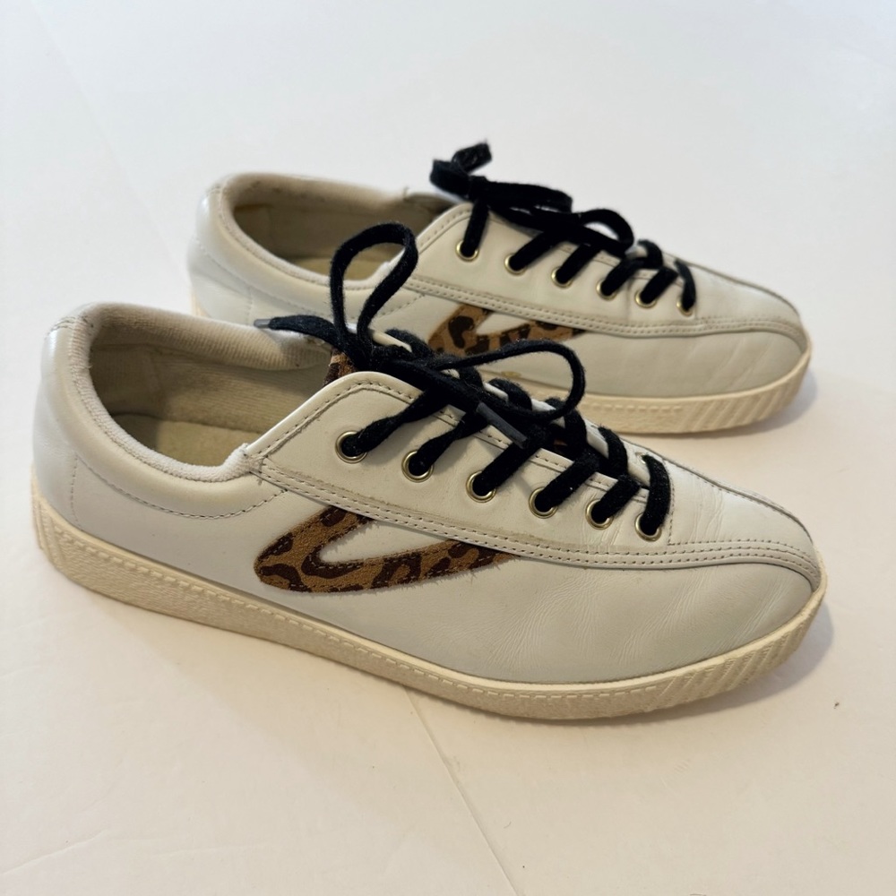 Tretorn Nylite Plus Leather Sneakers - Picture 1 of 7